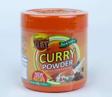 Tropical heat curry powder spice 100g jar