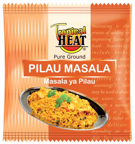 Tropical heat pilau masala spice sachet 10g