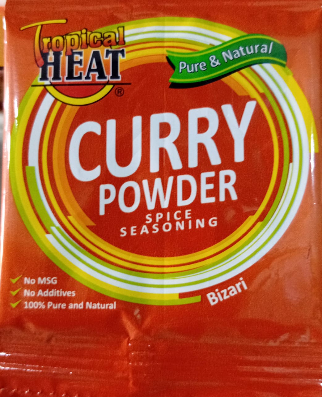 Tropical heat curry powder spice sachet 10g