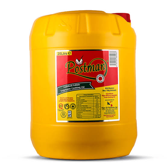 Postman veg. oil 20ltrs
