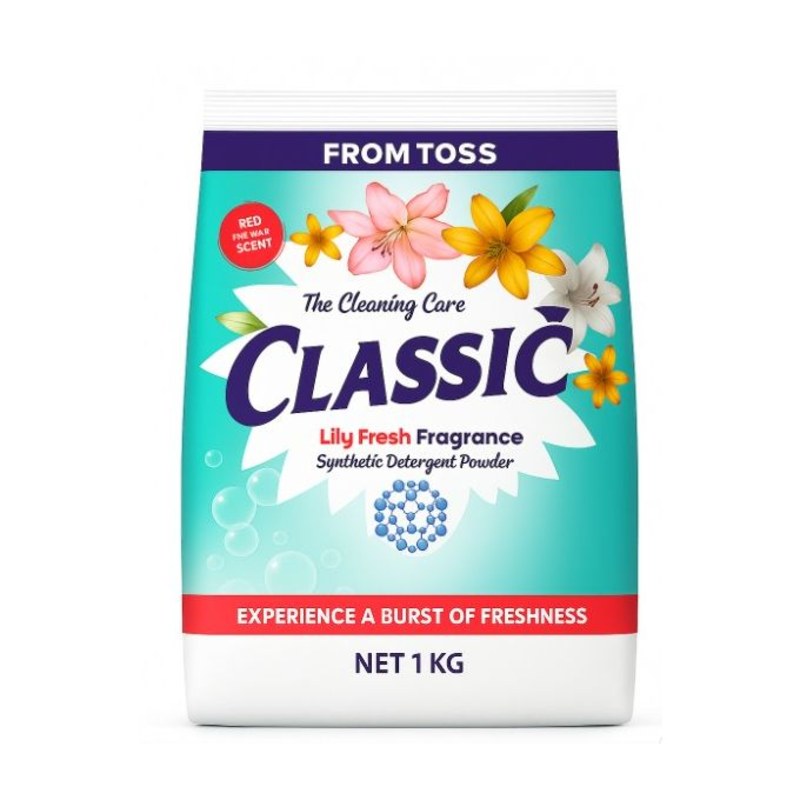 Classic lily fresh washing powder 1kg